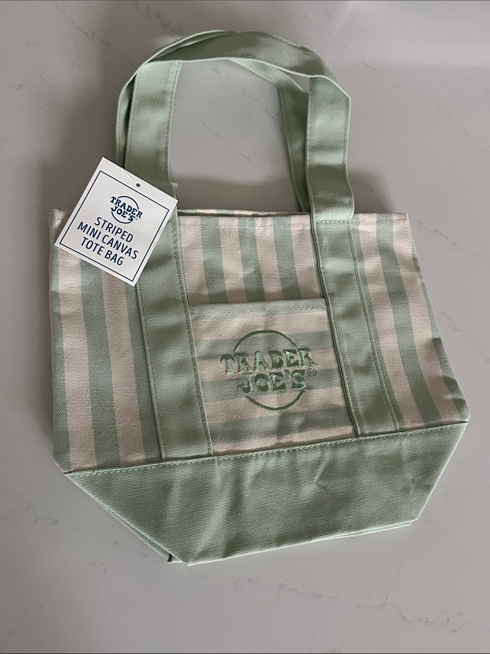 Trader Joe's Mini Striped Tote